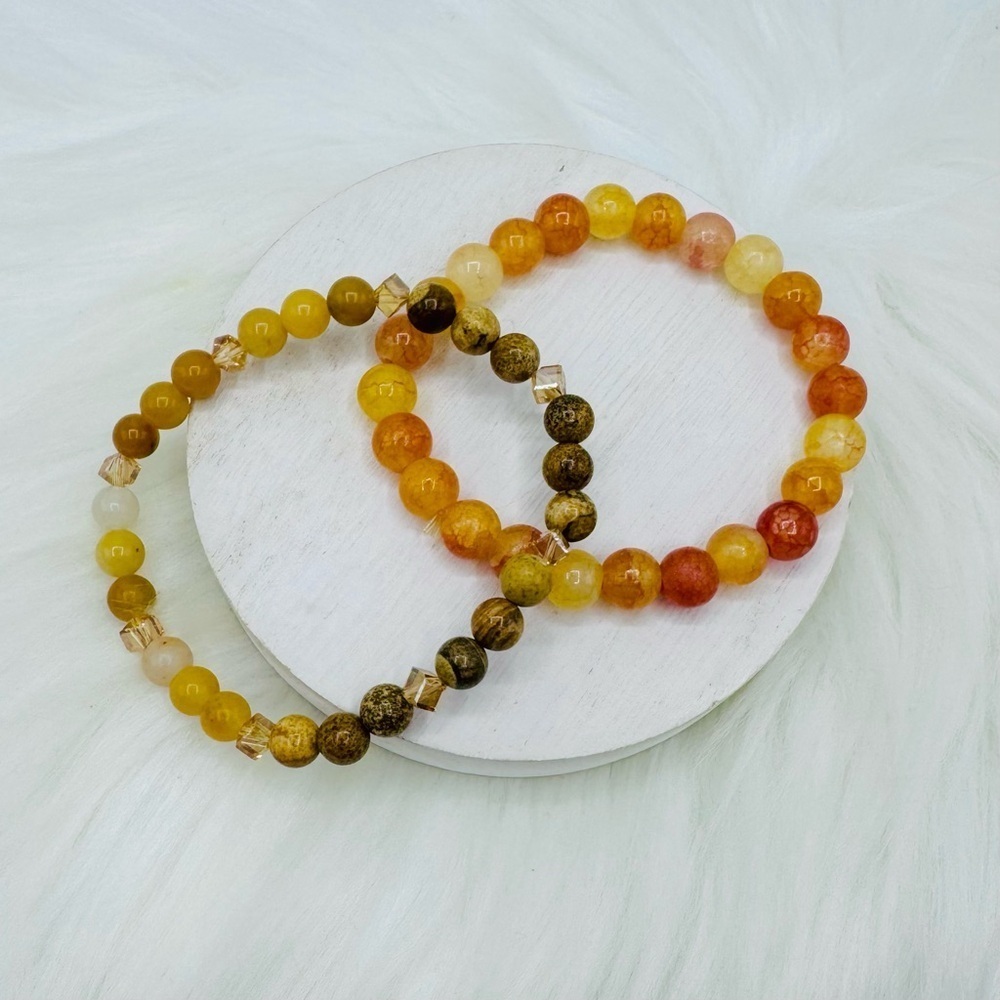 The Fall Colors Beaded Bracelets - Picture 4 of 6